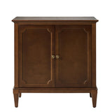 Jane Wood Veneer Sideboard with Adjustable Shelves, Available in 2-Door or 4-Door Options