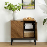 Eugen 32" Tall+2-Door Accent Cabinet