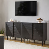 Archie 34" Tall 2 Door Accent Multifunction Bar Cabinet with Adjustable Shelves(Optional Types)