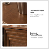 Archie 34" Tall 2 Door Accent Multifunction Bar Cabinet with Adjustable Shelves(Optional Types)