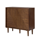 Archie 34" Tall 2 Door Accent Multifunction Bar Cabinet with Adjustable Shelves(Optional Types)