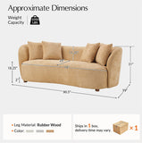 Urtuna Modern Sofa with 4 Pillows – Comfortable, Stylish, and Perfect for Any Living Room