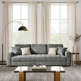 Morgan Large Three-Seater Cream Colored Couch