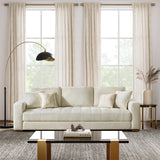 Morgan Large Three-Seater Cream Colored Couch