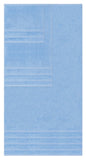Embroidered - 6 Piece 100% Cotton Luxury Turkish Towel Set with 20 Different Colors