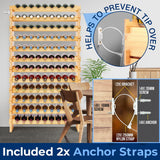 12 Tier Wine Shelf