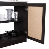 TUHOME Zurich Cabinet Set with Double Door Cabinet, Two Interior Shelves, Spacious Storage and Superior Top Surface for Organized Kitchen Spaces, Freestanding Solution for Home Efficiency and Daily Convenience