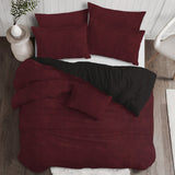 Vanessa Merlot Duvet Cover Set