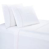 350TC Laurel Embroidered Border Sheet Set