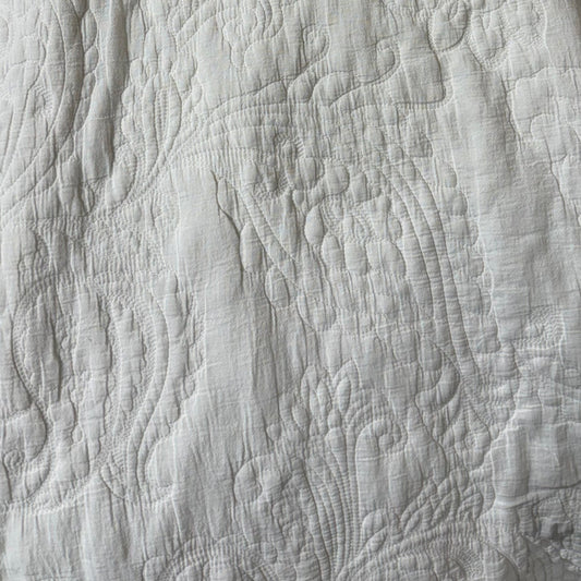 Sadie Stonewashed Paisley Ruffled Euro Sham