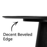 Saigong 42" Oak Round Dining Table