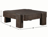 Salina Square Castered 3-Piece Table Set