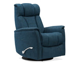 Saxton Manual Swivel Glider Recliner, Dark Teal