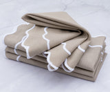 Beige Embroidery Napkins