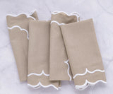 Beige Embroidery Napkins
