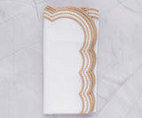 Scalloped Napkins - Embroidery Napkins