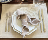 Beige Embroidery Napkins