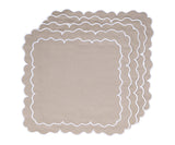 Beige Embroidery Napkins