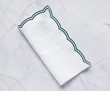 Green Napkins Cloth - Embroidered