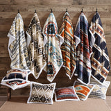Spirit Valley Campfire Sherpa Throw, 6 MOQ
