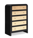 Siena Chest: Elevate Your Bedroom with Elegant Ash Wood and Cane Design for Timeless Sophistication