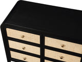 Siena Dresser – Elevate Your Bedroom with Elegant Cane Drawers and Stunning Ash Veneer Finish