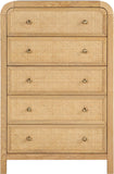 Siena Chest: Elevate Your Bedroom with Elegant Ash Wood and Cane Design for Timeless Sophistication