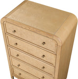 Siena Chest: Elevate Your Bedroom with Elegant Ash Wood and Cane Design for Timeless Sophistication
