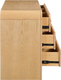 Siena Dresser – Elevate Your Bedroom with Elegant Cane Drawers and Stunning Ash Veneer Finish