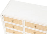 Siena Dresser – Elevate Your Bedroom with Elegant Cane Drawers and Stunning Ash Veneer Finish