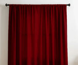 Cherry Red Curtains
