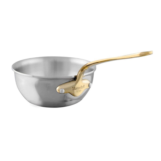 Mauviel M'COOK B 5-Ply Chef Pan With Brass Handle