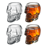 Monkey and Heroes Extra Large Skull Shot Glasses Set of 4