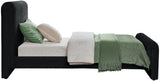 Sloan Velvet Bed: Luxurious Contemporary Design with Curved Headboard for Stunning Bedroom Makeover