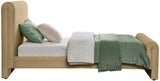 Sloan Velvet Bed: Luxurious Contemporary Design with Curved Headboard for Stunning Bedroom Makeover