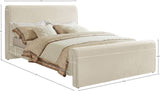 Sloan Velvet Bed: Luxurious Contemporary Design with Curved Headboard for Stunning Bedroom Makeover