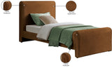 Sloan Velvet Bed: Luxurious Contemporary Design with Curved Headboard for Stunning Bedroom Makeover