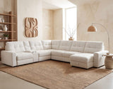 Snyder White 7-Piece Slider Sectional