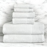 Bamboo 6 Piece Spa Towel Set – Cloud