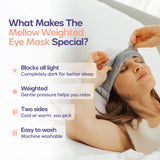 Weighted Eye Mask Black