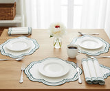 Oval Placemats Set of 4 - Cotton Placemats