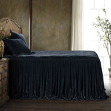 Stella Faux Silk Velvet Bedspread Set