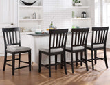 Halle 5-Piece Counter Dining Set (Counter Table & 4 Counter Chairs)