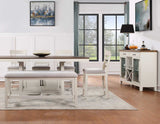 Hyland 5-Piece Counter Dining Set, Brown (Table & 4 Counter Chairs)