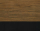 Joplin Solid Wood 24" Farmhouse Counter Stool, Walnut and Ebony Finish