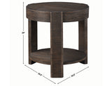 Salina Round Castered 3-Piece Table Set