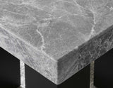 Camila Gray Marble 7-Piece Counter Dining Group (Counter Table & 6 Counter Chairs)