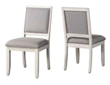 Canova 5-Piece 78-inch Gray Marble Dining Set (Table & 4 Side Chairs)