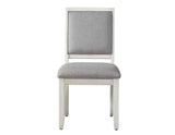 Canova 5-Piece 78-inch Gray Marble Dining Set (Table & 4 Side Chairs)