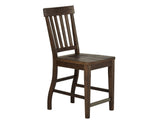 Cayla 24" Counter Stool, Dark Oak
